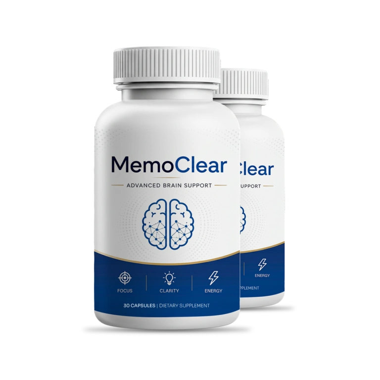MemoClear 2-bottle pack — 60-day brain support supply