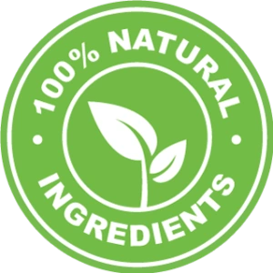 MemoClear all-natural ingredient badge — no synthetic additives or stimulants